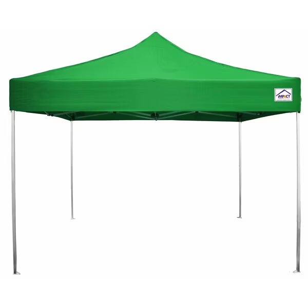 ULA Kit 10 FT x 10 FT   Ultra Light Aluminum Canopy with Roller Bag, Green, Impact Canopy, Mfr#: 040030005